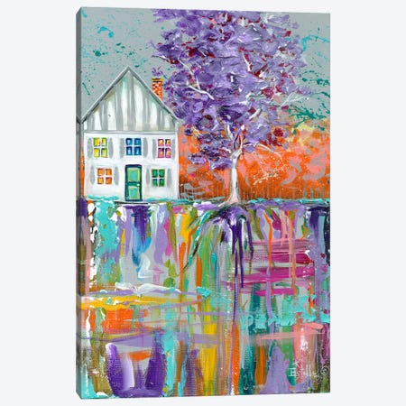 My Favorite Color Is Purple Canvas Print #ESG155} by Estelle Grengs Canvas Wall Art