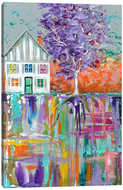 My Favorite Color Is Purple Canvas Art Print - Estelle Grengs