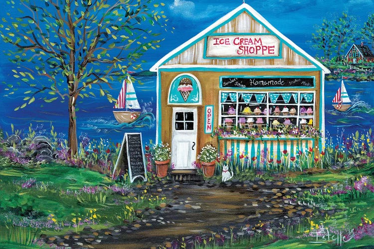 Ice Cream Shop by Estelle Grengs wall art