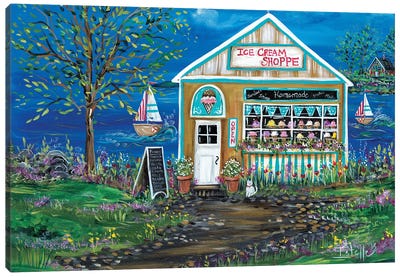 Ice Cream Shop Canvas Art Print - Estelle Grengs