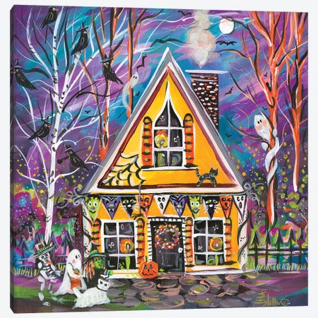 Haunted House Canvas Print #ESG160} by Estelle Grengs Canvas Artwork