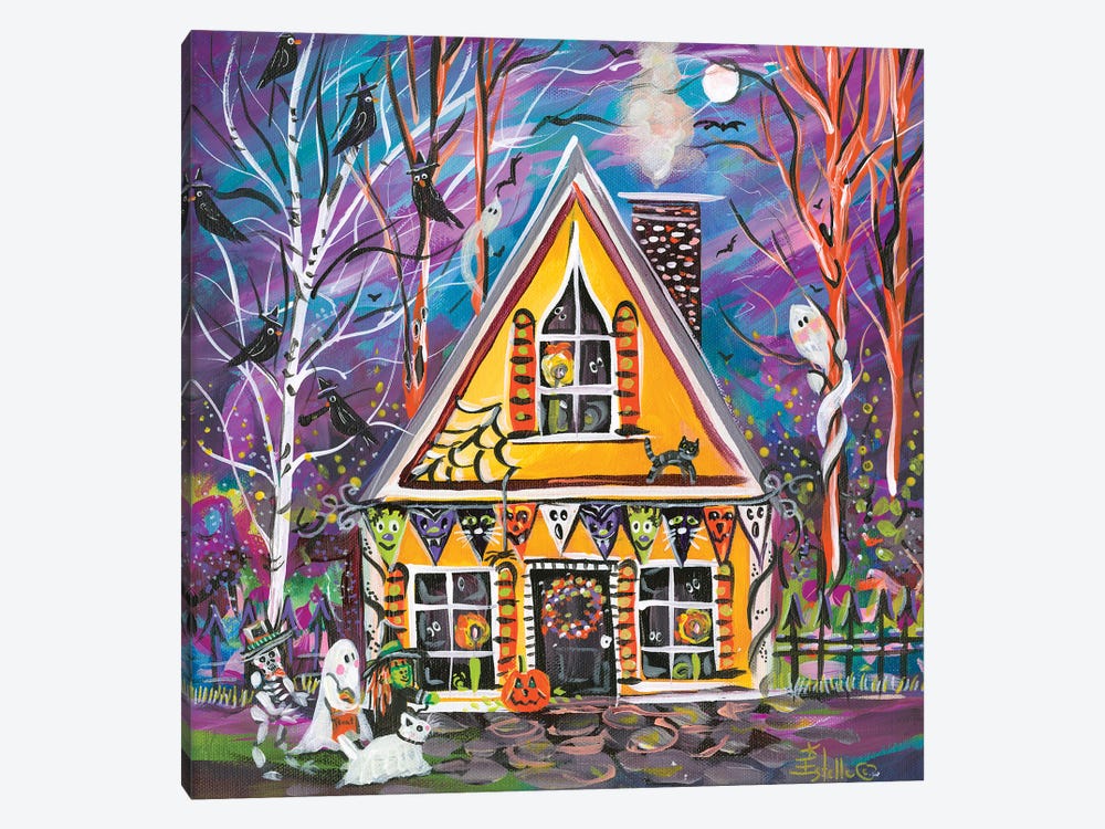 Haunted House by Estelle Grengs 1-piece Canvas Artwork