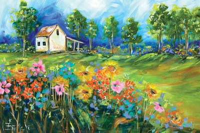 Season Change by Estelle Grengs metal wall art