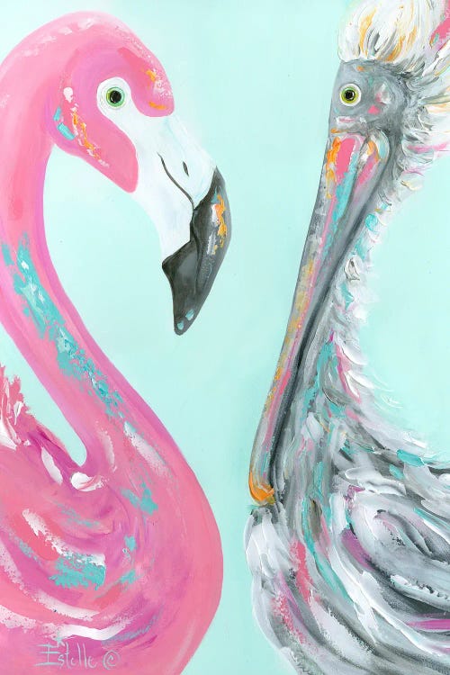 The Odd Couple by Estelle Grengs wall art