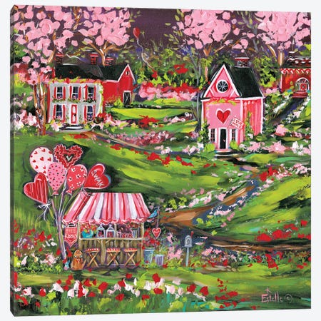 Love Village Canvas Print #ESG174} by Estelle Grengs Canvas Artwork