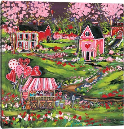 Love Village Canvas Art Print - Estelle Grengs
