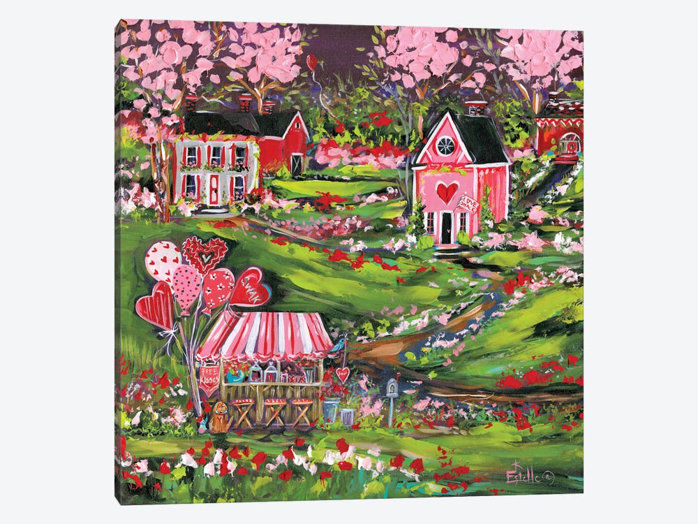 Love Village by Estelle Grengs 1-piece Canvas Print