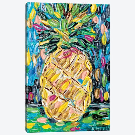 Pineapple Chunk Canvas Print #ESG17} by Estelle Grengs Art Print