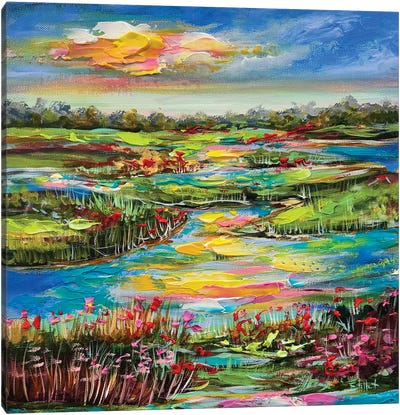 Marsh Meadow Canvas Art Print - Estelle Grengs