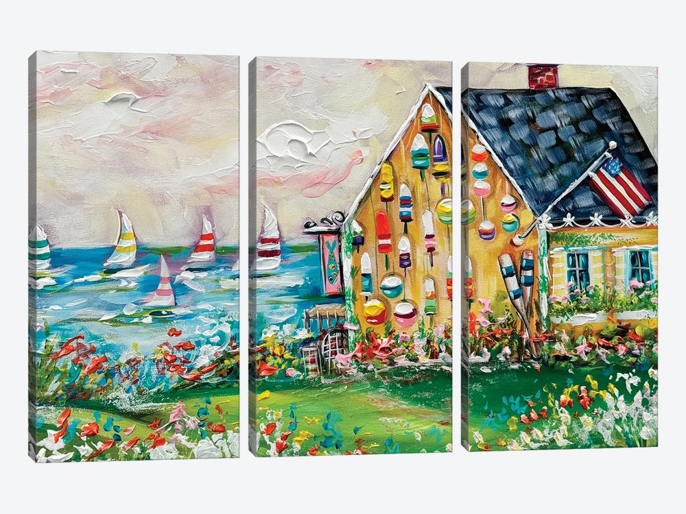 The Aboathouse by Estelle Grengs 3-piece Art Print