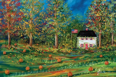 Pumpkin Spice by Estelle Grengs metal wall art