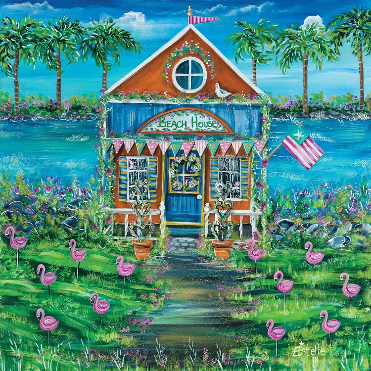 Beach House by Estelle Grengs wall art