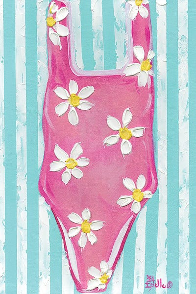 Stripes: Daisy Bathing Suit by Estelle Grengs