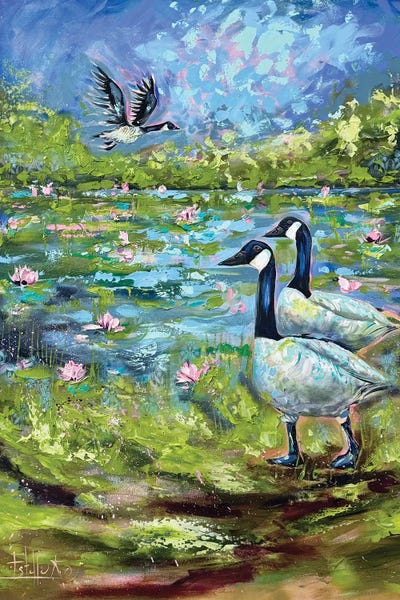 Geese: Oh Canada by Estelle Grengs