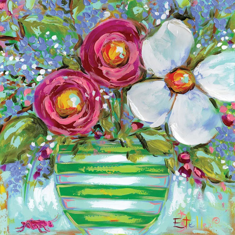 Pink Cricket by Estelle Grengs wall art