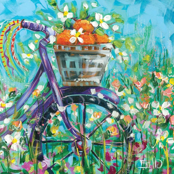 Bicycles: Basket Full Of Sunshine by Estelle Grengs