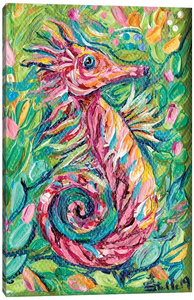 Seahorse Canvas Art Print - Estelle Grengs