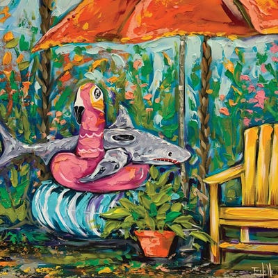 Estelle Grengs - Framed Fine Art Prints: Pool Day by Estelle Grengs