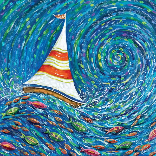 Kids Nautical Art: Set Sail by Estelle Grengs