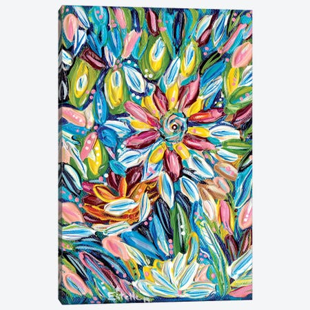 Flower Burst Canvas Print #ESG30} by Estelle Grengs Canvas Art