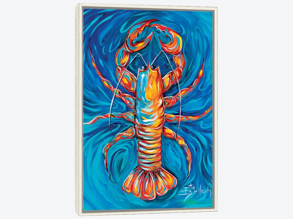 Drama at the Lobster-Bake, 8x10, abstract landscape painting — Megan Carty  Art