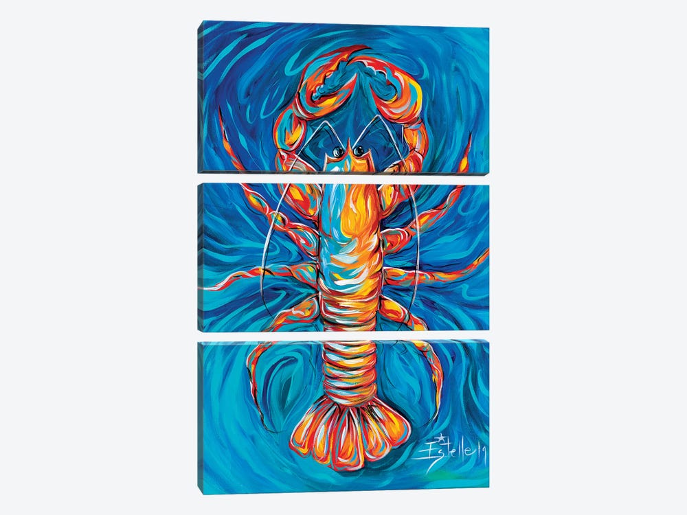 Lobster Bake by Estelle Grengs 3-piece Canvas Wall Art