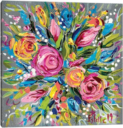 Spring Bouquet Canvas Art Print - Estelle Grengs