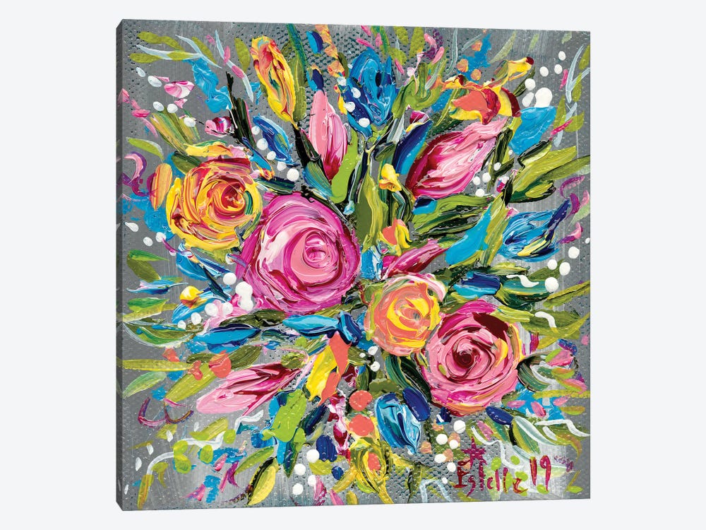 Spring Bouquet by Estelle Grengs 1-piece Canvas Print