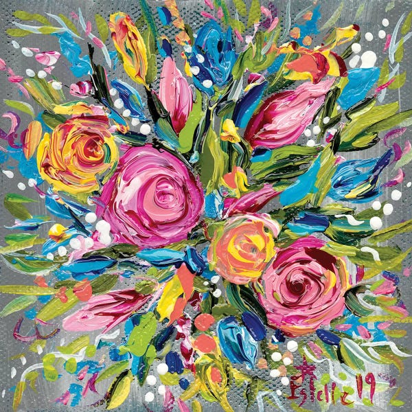 Botanical Still Life: Spring Bouquet by Estelle Grengs