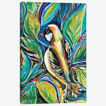 Tribal Bird Canvas Print #ESG36} by Estelle Grengs Canvas Art Print