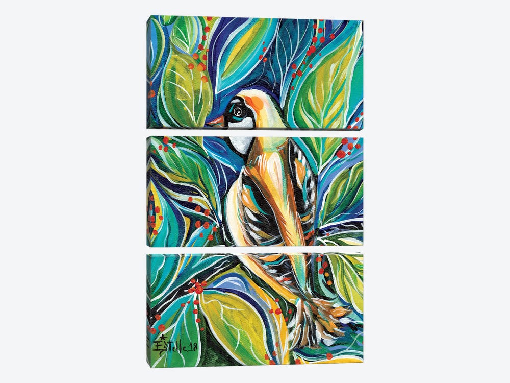 Tribal Bird by Estelle Grengs 3-piece Canvas Wall Art