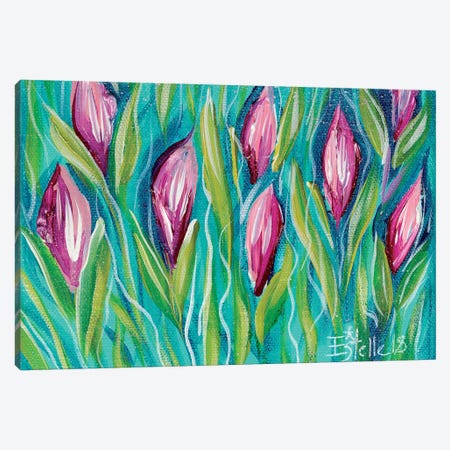 Tulips Canvas Print #ESG37} by Estelle Grengs Canvas Art Print