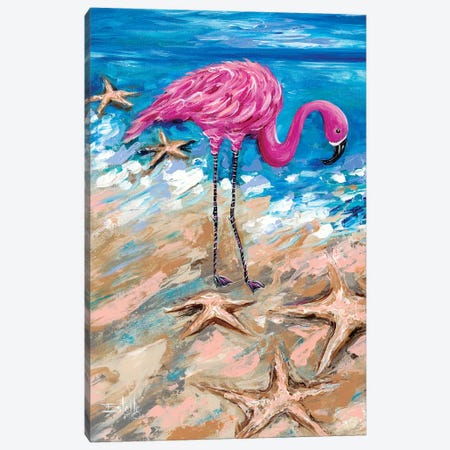 Flamingo of Bonaire Canvas Print #ESG40} by Estelle Grengs Canvas Print