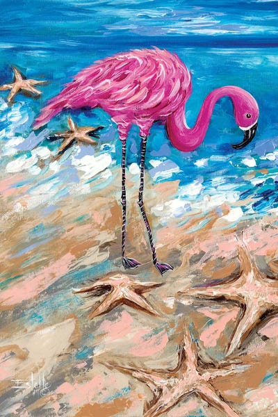 Flamingos: Flamingo of Bonaire by Estelle Grengs