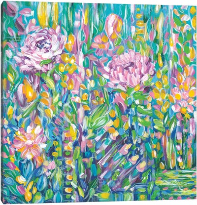 Field Of Flowers Canvas Art Print - Estelle Grengs