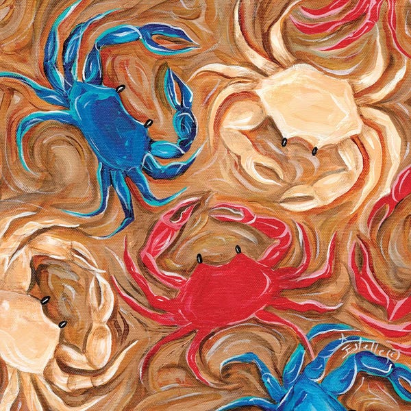 Crabs: Patriotic Crabs by Estelle Grengs