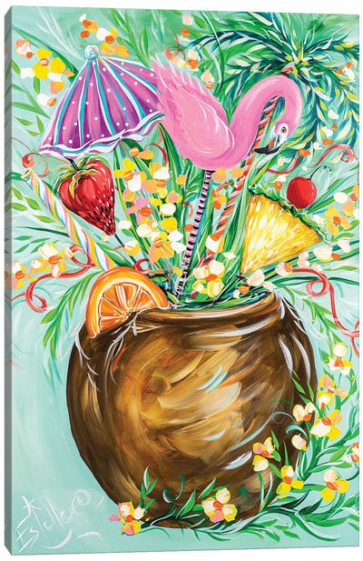 Something Fruity Canvas Art Print - Cocktail & Mixed Drink Art