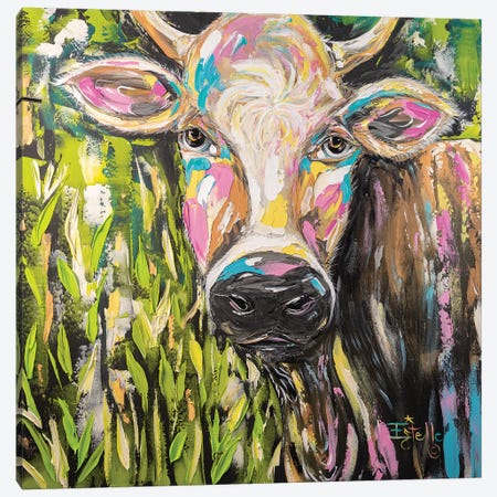 Full Of Bull Canvas Print #ESG46} by Estelle Grengs Canvas Artwork