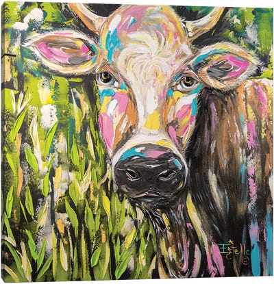 Full Of Bull Canvas Art Print - Estelle Grengs