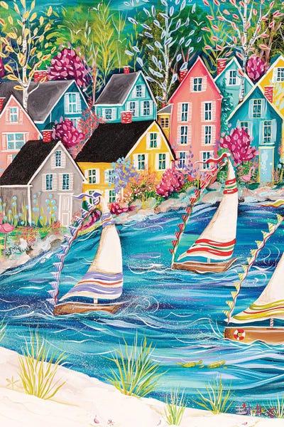 Sailboats: Coastal Life by Estelle Grengs