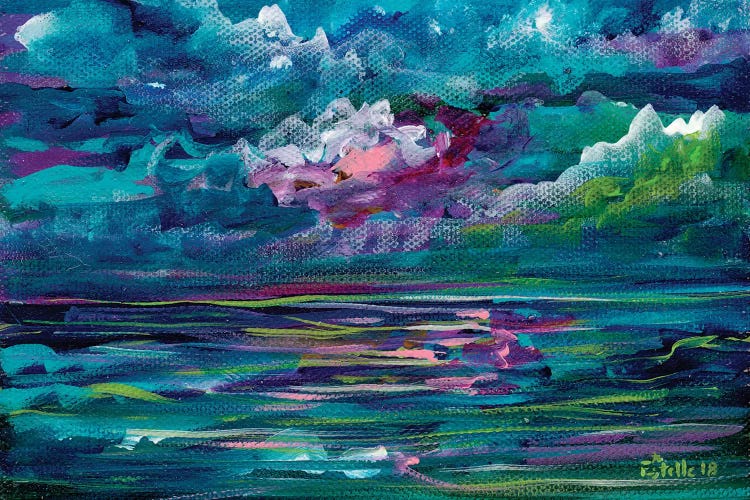 Blue Seas by Estelle Grengs wall art