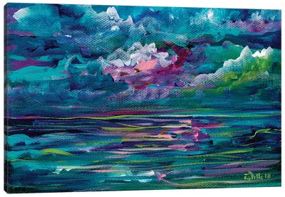 Blue Seas Canvas Art Print - Estelle Grengs