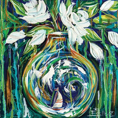 Sailors Delight by Estelle Grengs metal wall art