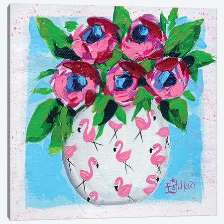 Mingo Vase Canvas Print #ESG68} by Estelle Grengs Canvas Print