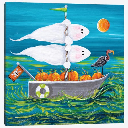 Spooky Sails Canvas Print #ESG69} by Estelle Grengs Canvas Print