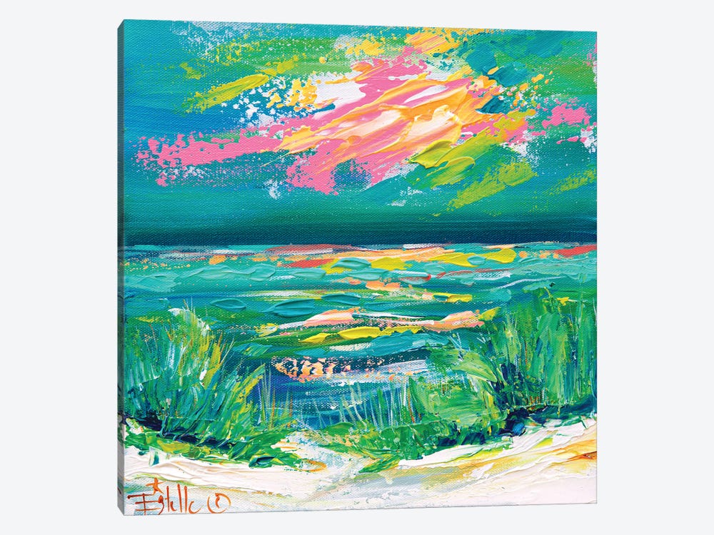 Colorful Coast by Estelle Grengs 1-piece Canvas Artwork