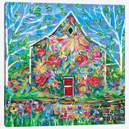 Inside Out House Canvas Print #ESG73} by Estelle Grengs Canvas Wall Art