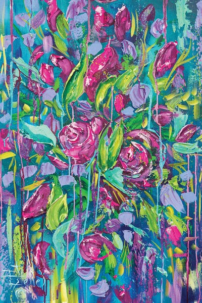 Purple Rain by Estelle Grengs metal wall art