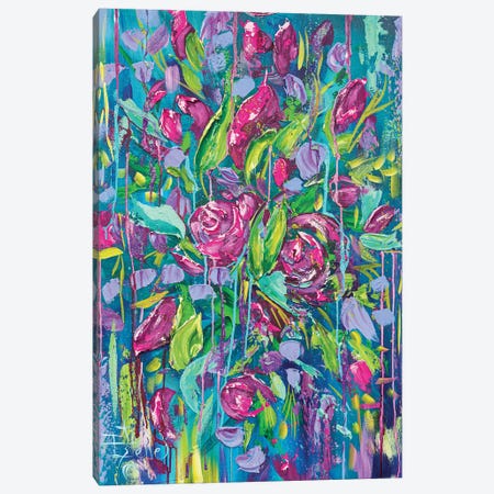 Purple Rain Canvas Print #ESG83} by Estelle Grengs Canvas Art Print
