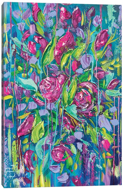 Purple Rain Canvas Art Print - Estelle Grengs